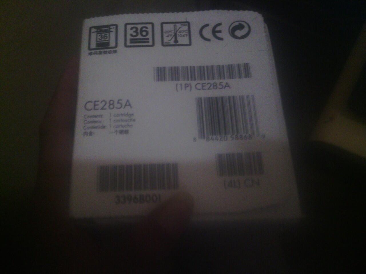 Tinta Printer (Toner) HP Laserjet 85A Original Segel - MURAH!