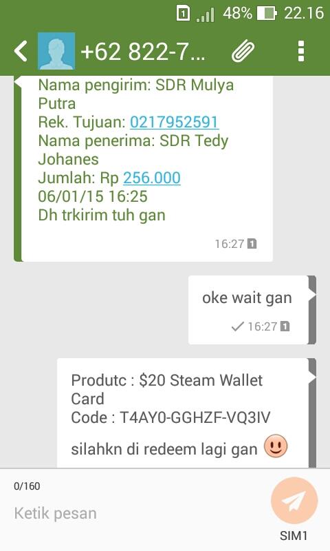 Jual Voucher Game Online, Steam, dan Pulsa