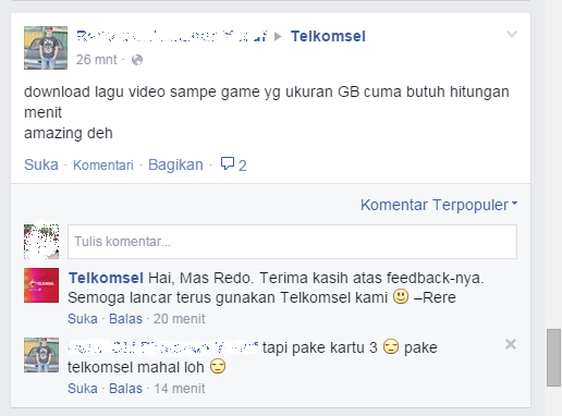 Troll terhadap Telkoms*l di Facebook. Ngakak Inside, coeg!!!