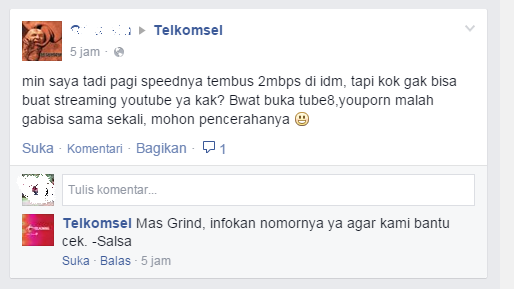 Troll terhadap Telkoms*l di Facebook. Ngakak Inside, coeg!!!