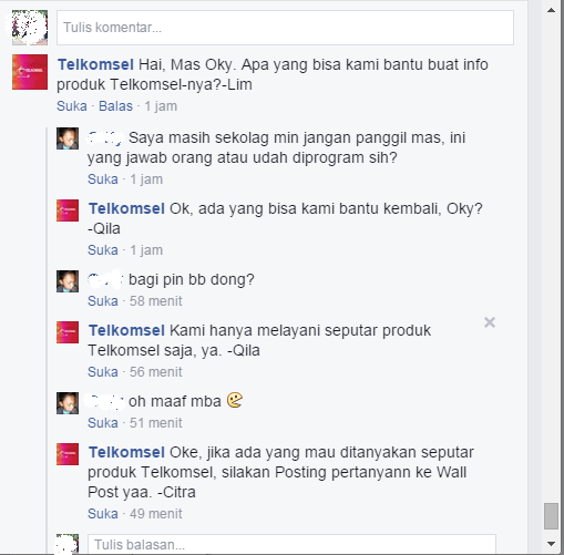 Troll terhadap Telkoms*l di Facebook. Ngakak Inside, coeg!!!