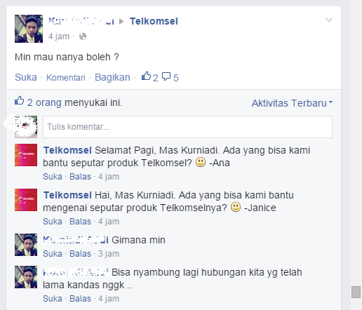 Troll terhadap Telkoms*l di Facebook. Ngakak Inside, coeg!!!