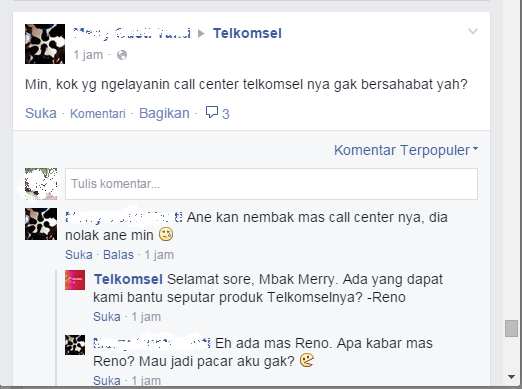 Troll terhadap Telkoms*l di Facebook. Ngakak Inside, coeg!!!