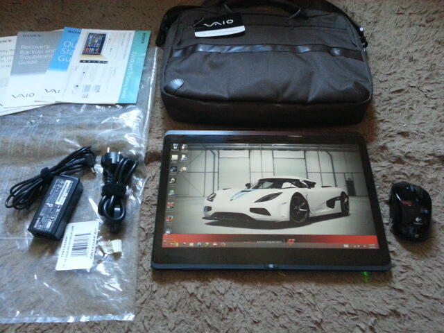 Ultrabook Sony Vaio FLIP HASWELL Full HD Touchscreen Hybrid SSD FIT PRO Yuk Mari..