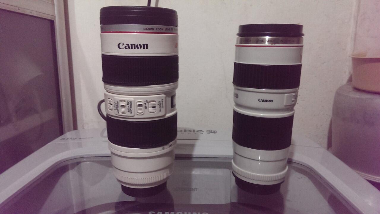 Mug Lensa Canon 70-200mm L !! INI YANG VERSI JUMBONYA GAN