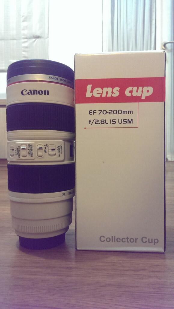 Mug Lensa Canon 70-200mm L !! INI YANG VERSI JUMBONYA GAN