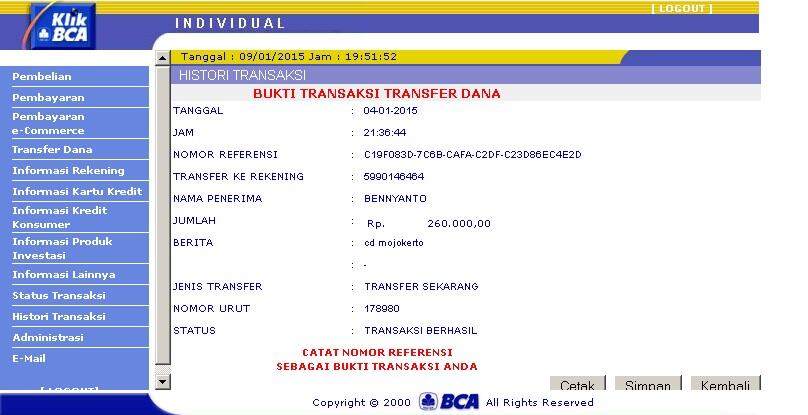 Hati-hati Penipuan ID "berniz" 08988872454