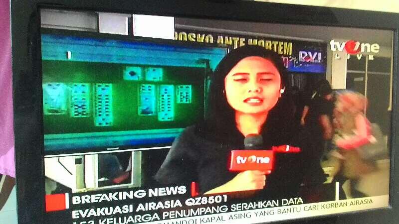 Keanehan di live report breaking news tvone 