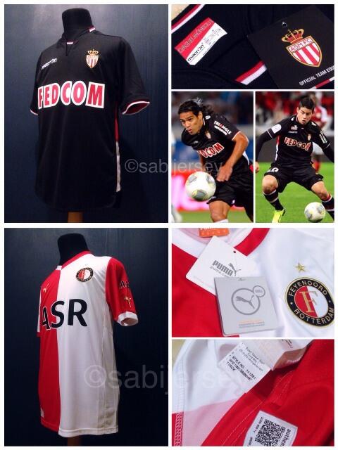 Jual khilaf!! jersey original AS Monaco BNWOT 13/14 &amp; Feyenoord 12/13 BNWT