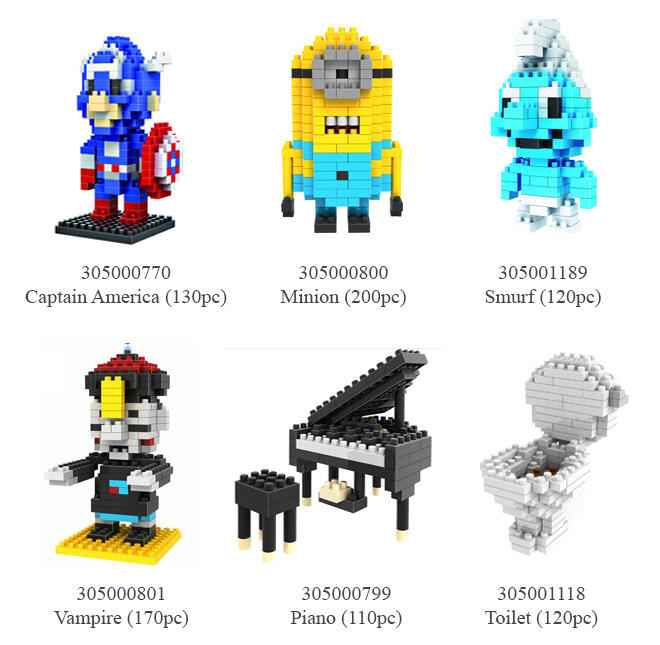 Nanoblock схемы сборки