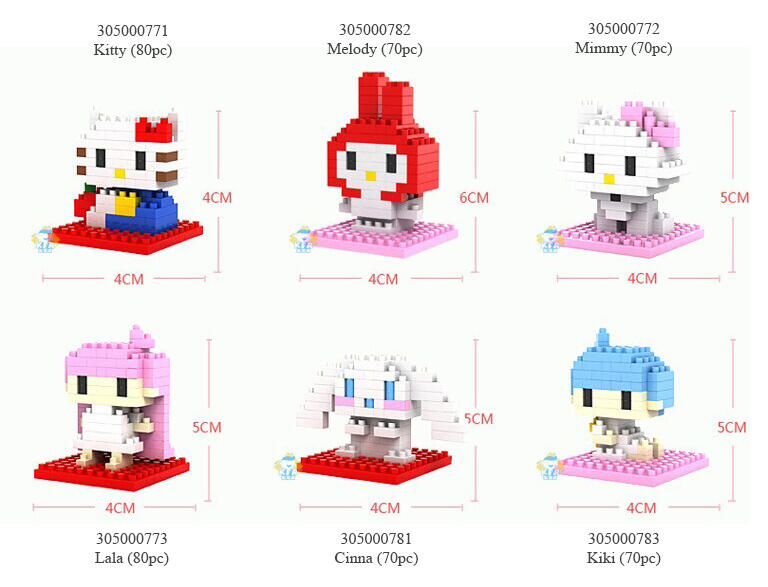 Nanoblock схемы сборки