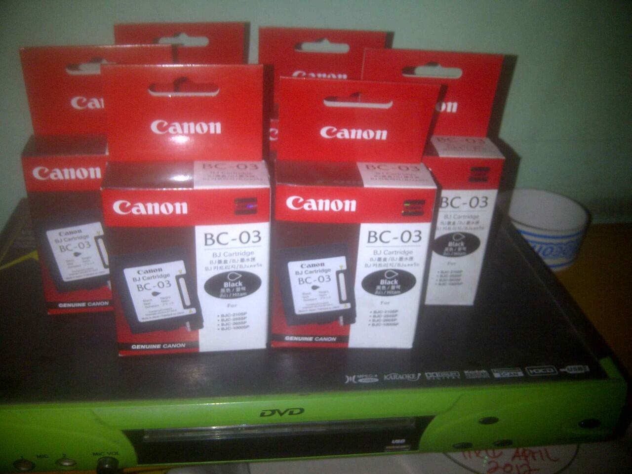 Catridge canon bc 03 expired ( tawar aja yg minat )