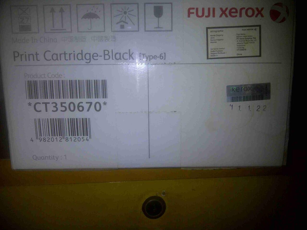 Toner fuji xerox c 2200 / c 3300 black 6k