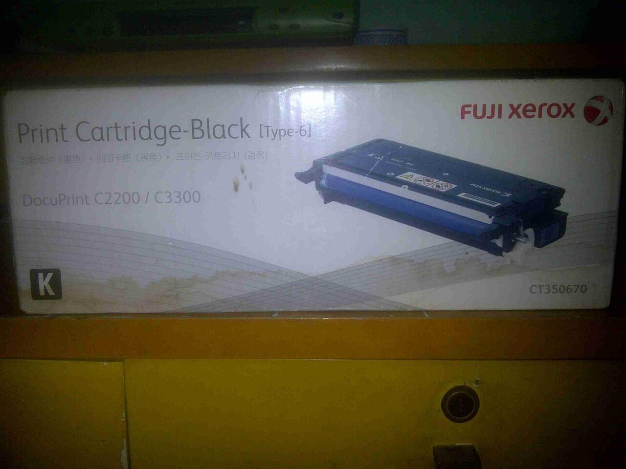 Toner fuji xerox c 2200 / c 3300 black 6k
