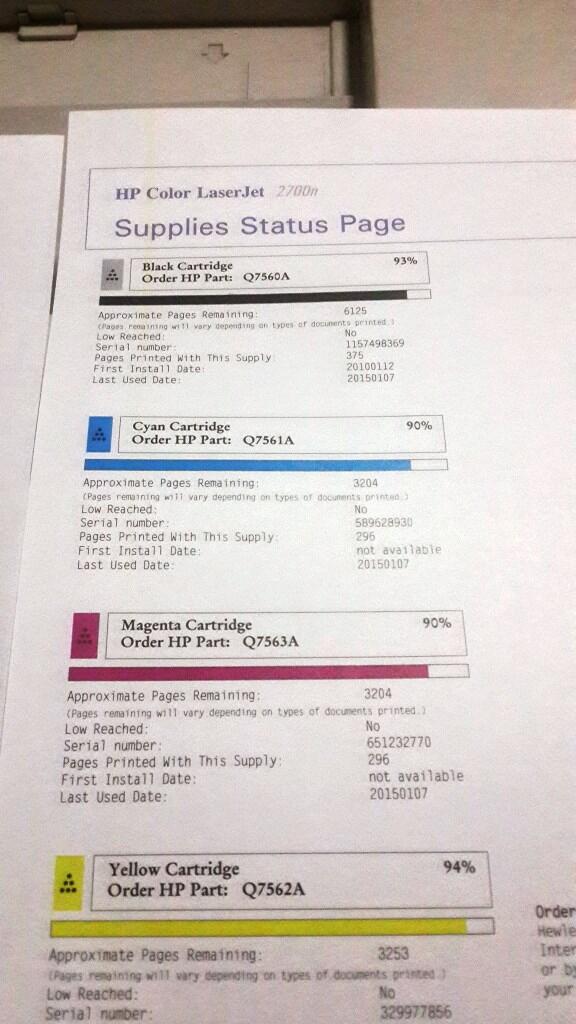 Printer Laser Warna HP 2700N
