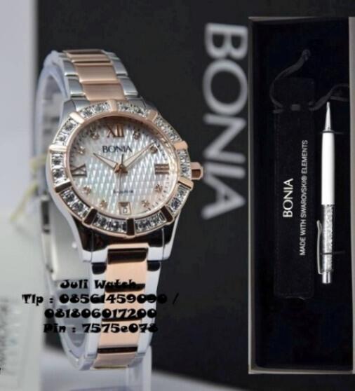 Jam Tangan Bonia Original ( garansi 1Th ) Ga Ori, uang balik 100 %.