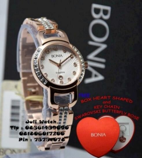 Jam Tangan Bonia Original ( garansi 1Th ) Ga Ori, uang balik 100 %.