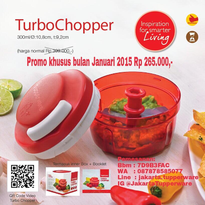 Turbo Chopper Murah Khusus Bulan Januari 2015 @JakartaTupperware