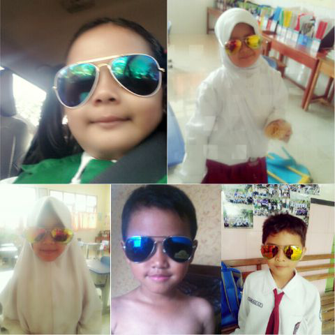 Kacamata Rayban Kids Fullset