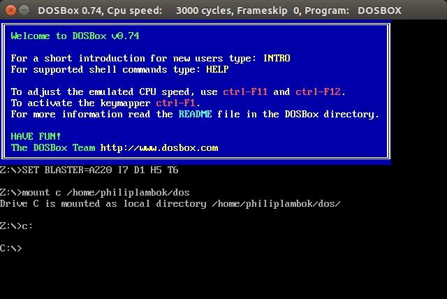 [help] cara buka program dos dengan dosbox