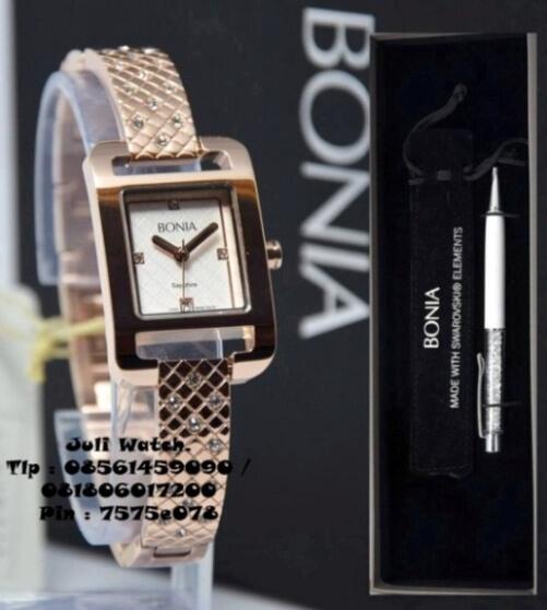 Jam Tangan Bonia Original ( garansi 1Th ) Ga Ori, uang balik 100 %.