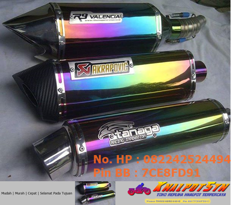 Di Jual Knalpot Baru untuk Ninja,Tiger,Vixion,CBR,Scorpio,R15,R25,Fulsar, Byson dll..