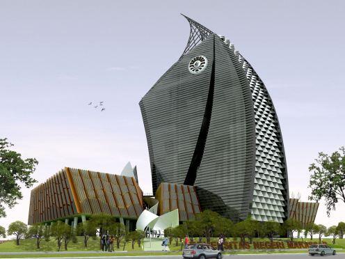 Desain Unik Gedung Kampus di Indonesia 