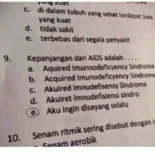 KALO AIDS NYA KAYA GINI BENERAN ANE MAU DEH GAN !