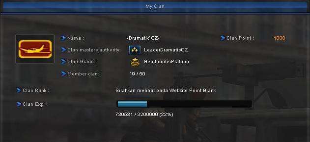 Open Recruitment Clan Point Blank -Dramatic`OZ-