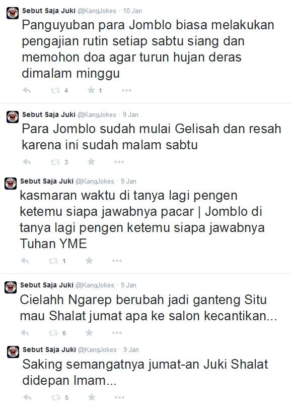 kumpulan tweet lucu @KangJokes monggo di liat gan
