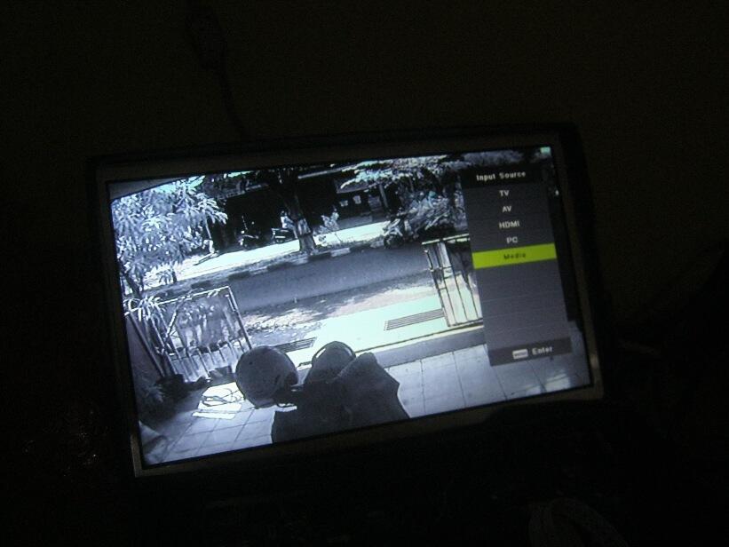 LED TV Jinjing rasa Sarung Cap Mangga
