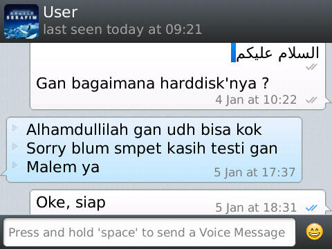 Recovery Data & Service Hardisk ( Doktor Hardisk )