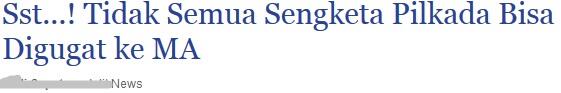 Judul Berita Online yang Mulai Monoton