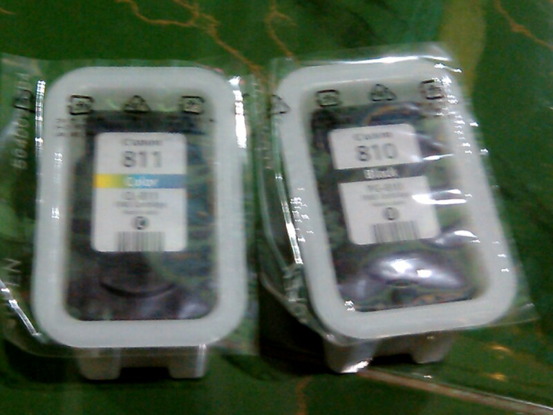 CATRIDGE CANON 810 DAN 811 MASIH SEGEL