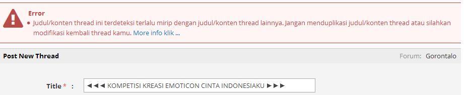 &#91;ASK&#93; Thread sama persis