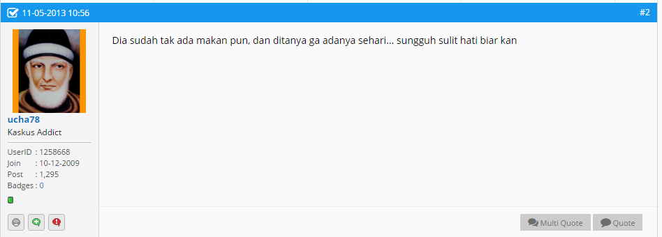 APAKAH HANYA KASKUSER YANG BINGUNG DENGAN &quot;Dia sudah tak ada makan pun&quot;