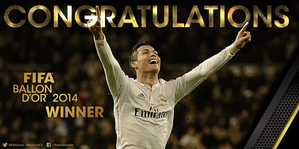 RONALDO dapat FIFA BALLON D'OR lagi gan