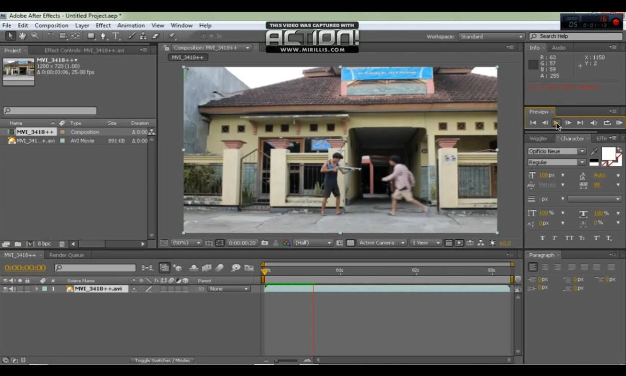 Buat efect lari cepat sinetron GGS dirumah! 