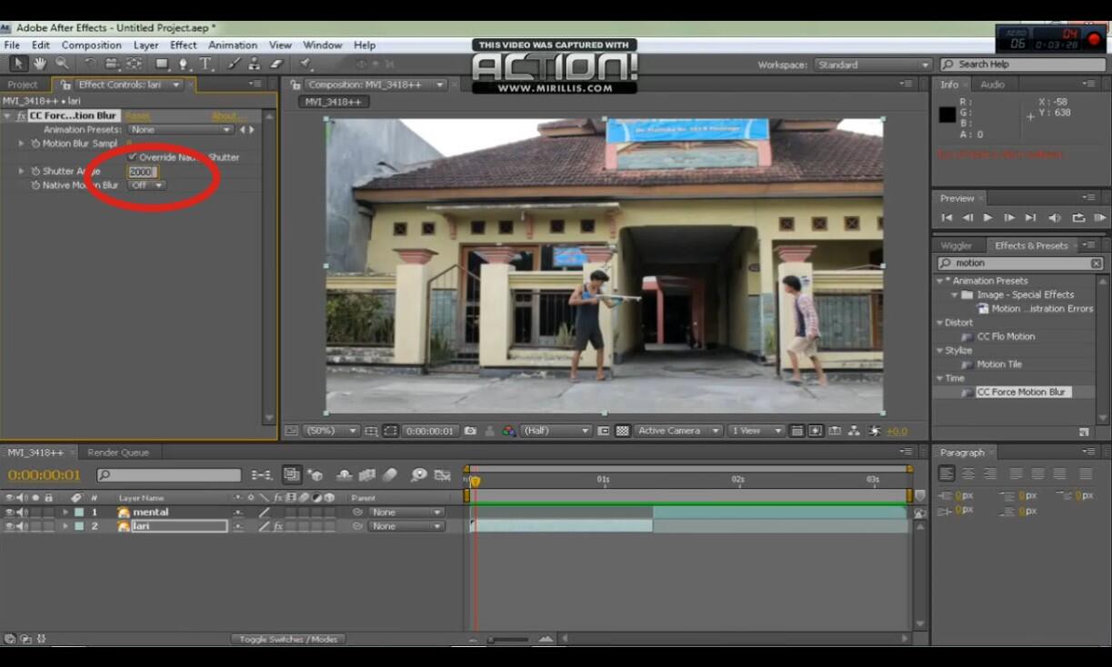 Buat efect lari cepat sinetron GGS dirumah! 