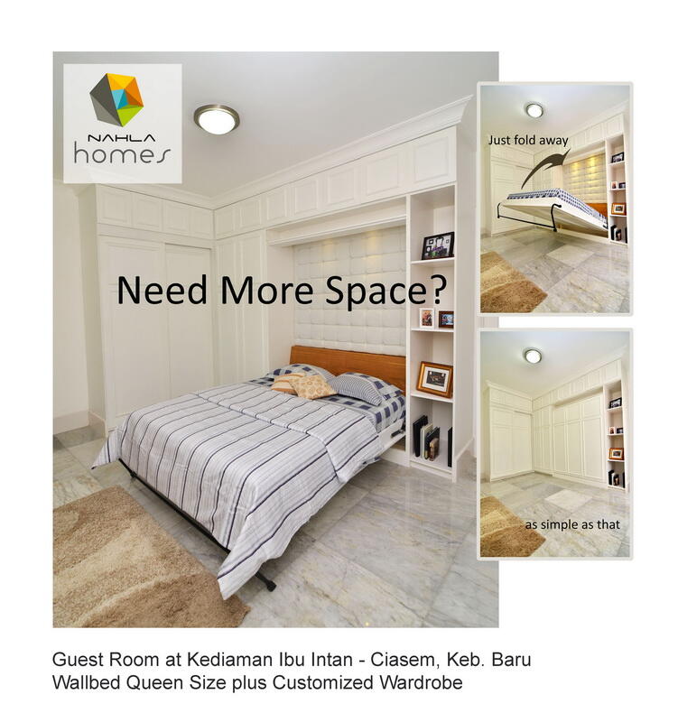 Terjual Nahla WallBed / Murphy Bed "Space Saving Furniture 