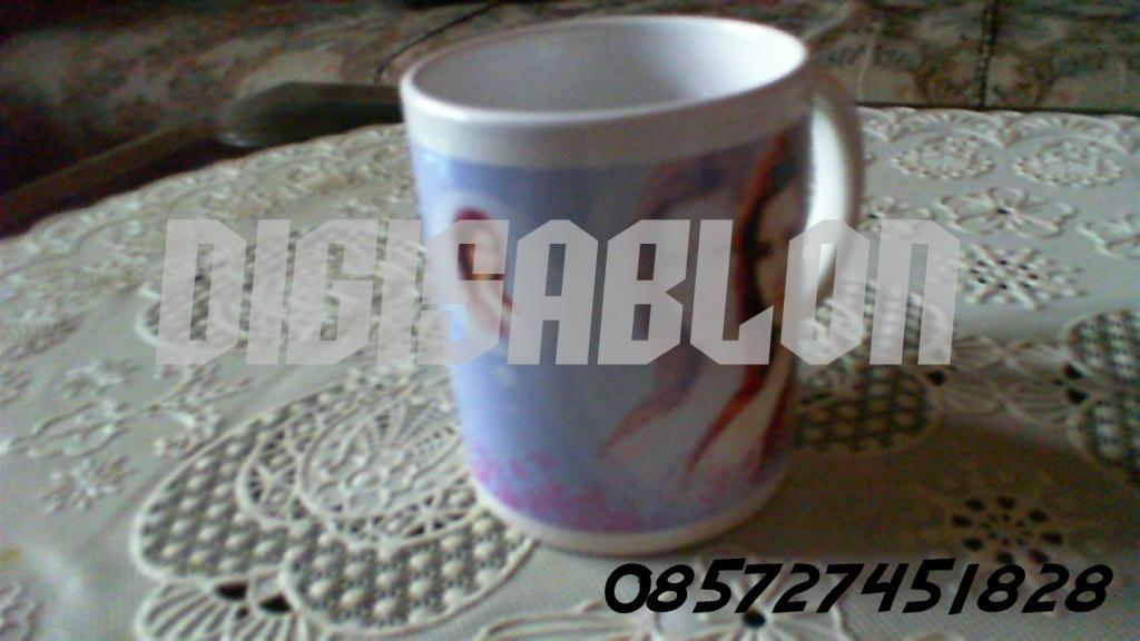 Mug Sablon Desain Bebas Buat Satuan