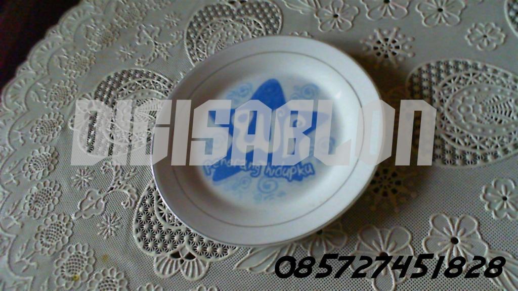 Piring Sablon Desain Sesukamu