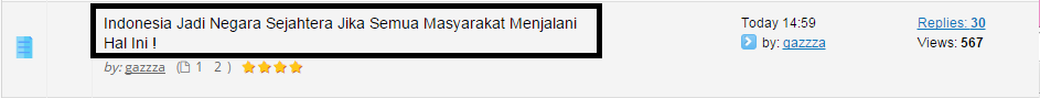 Cara-cara Kaskuser Memilih Thread Untuk dibaca