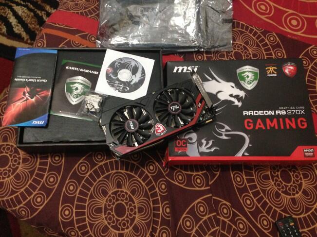 VGA MSI R9 270X - bandung/sukabumi garansi panjang