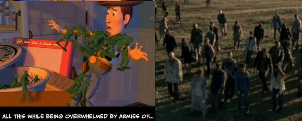 10 Kesamaan Antara The Walking Dead dan Toy Story