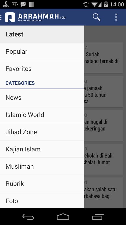 &#91;Android&#93; Minta Masukan Buat Apps News/Berita