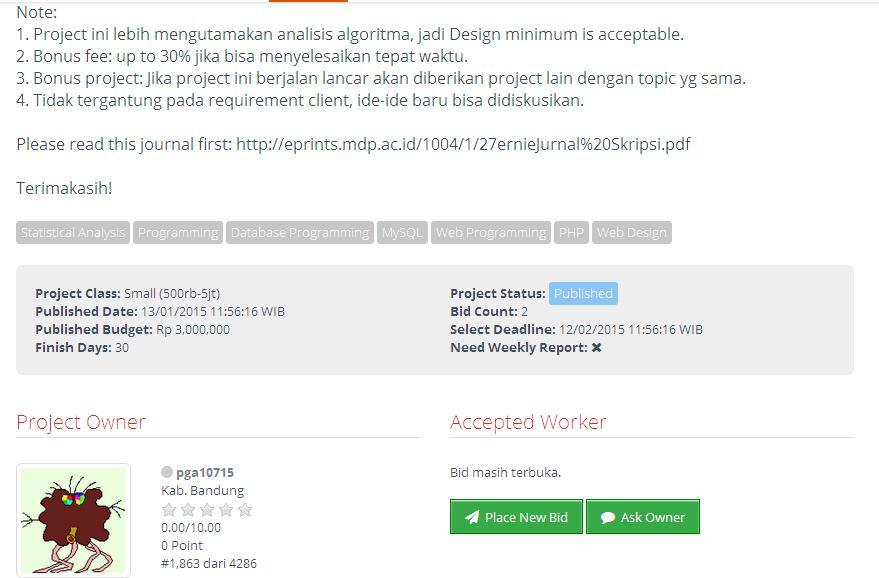 &#91;LOWONGAN FREELANCE&#93; Penerapan Algoritma EM Clustering untuk Clustering Dokumen Tugas