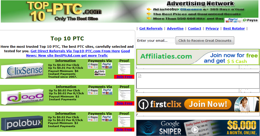 PTC baru gan Bonus Daftar $5 langsung bisa dipake