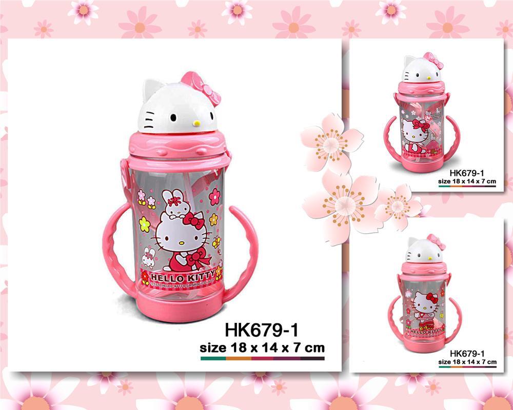 Botol, cetakan, Gelas, sendok, garpu, mangkok, piring , tempat bekal Hello Kitty