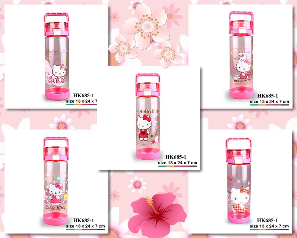 Botol, cetakan, Gelas, sendok, garpu, mangkok, piring , tempat bekal Hello Kitty